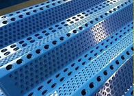 2.4m Length Wind Dust Fence / Perforated Metal Screen Wall Galvanized