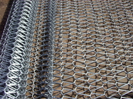 Ss304 Galvanized Steel Stainless Mesh Conveyor Belt Corrosion Resistant