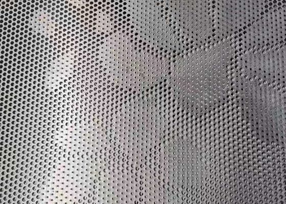 1.6mm Perforated Wire Mesh Aluminum Decorative Punched Metal Sheets Customized