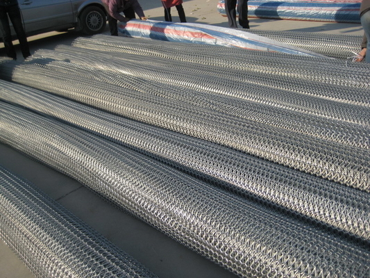 Ss304 Galvanized Steel Stainless Mesh Conveyor Belt Corrosion Resistant